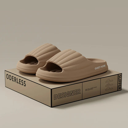 Stylish Men S Slippers Thick Sole Pressure Distribution Soft Bouncy Comfort Beach Sandals Anti Slip