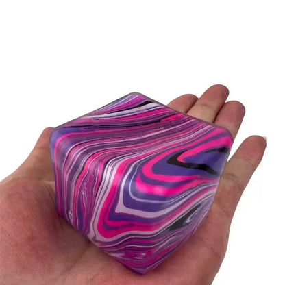 Stress Relief Squeeze Cube – Gel-Filled Slow Rebound Sensory Toy