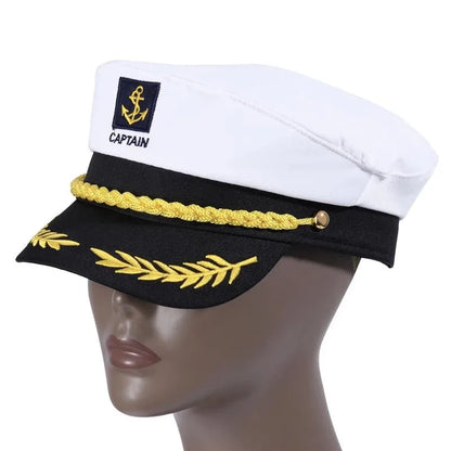 Captain Hat – Adjustable Sailor Yacht Cap for Men & Women