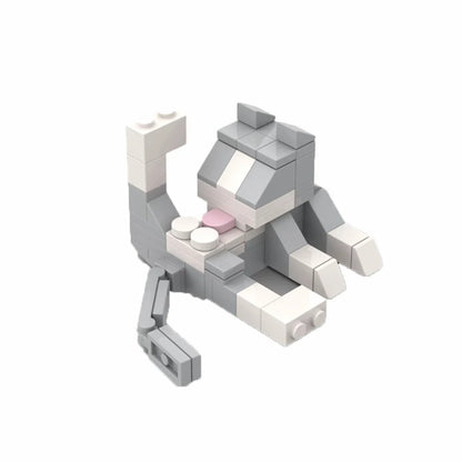 MOC City Cat Animal Series Building Blocks – Kids Educational Toy Set