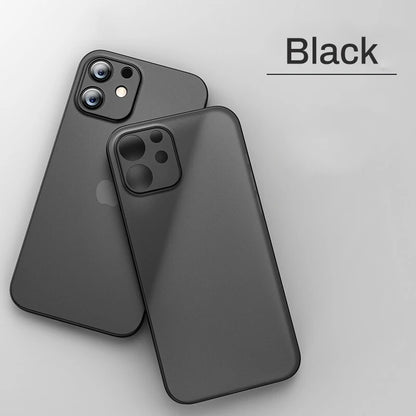 Iphone 11 12 13 14 15 16 17 Air Plus Pro Max Mini X Xr Xsmax 0 2mm Thickness Slim Cover Cases Ultra