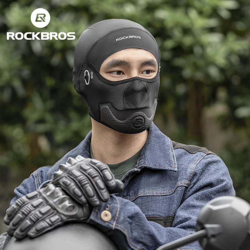 ROCKBROS Cycling Balaclava – UV Protection Ice Silk Face Cover