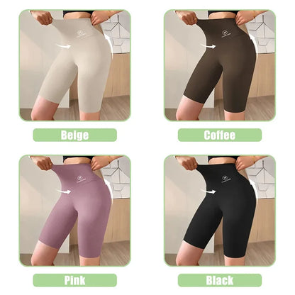 High Waist Biker Shorts for Women – Push Up Gym Cycling Yoga Leggings