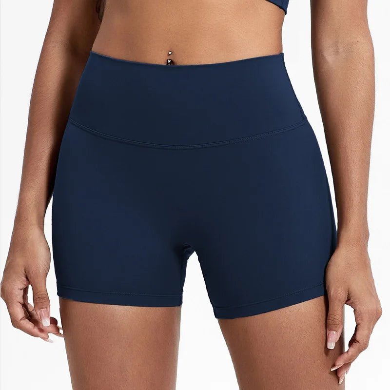 High-Waist Butt Lift Sports Shorts – Slim Fit Running & Cycling Shorts for Women