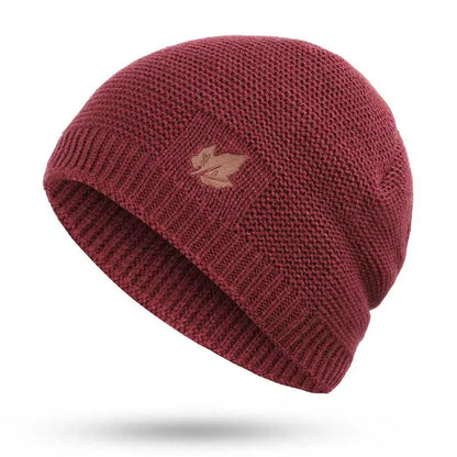 Winter Knit Beanie Hat Fleece Lined Warm Slouchy Cap