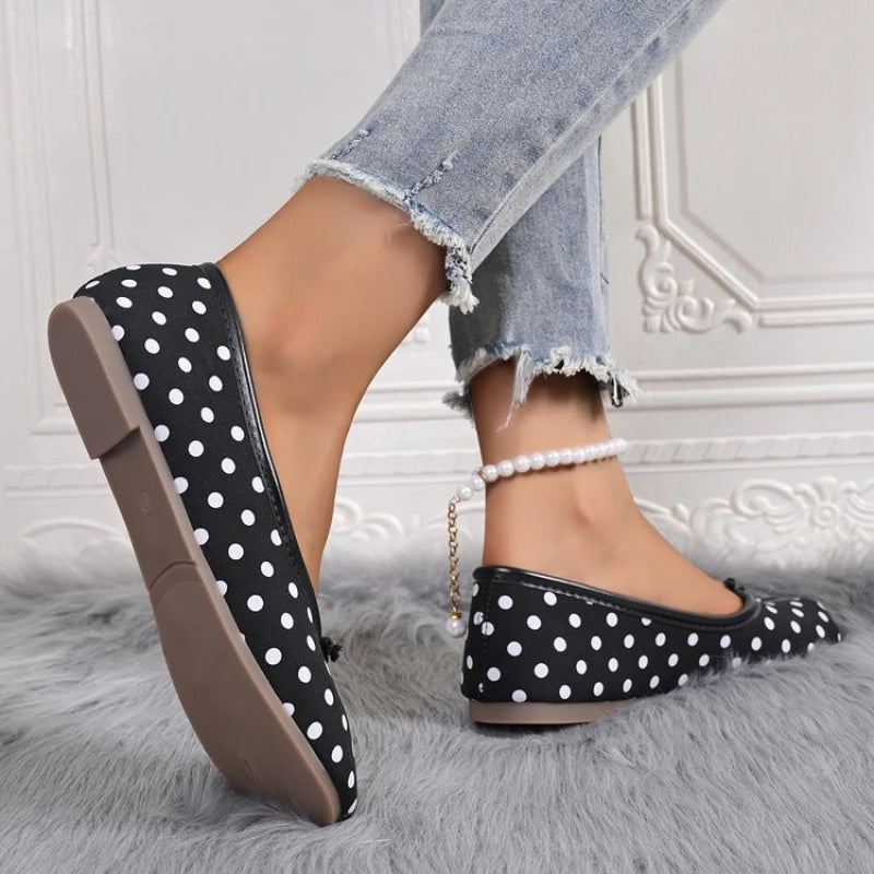 Women's Ballet Flats – Bowknot Slip-On Flat Shoes