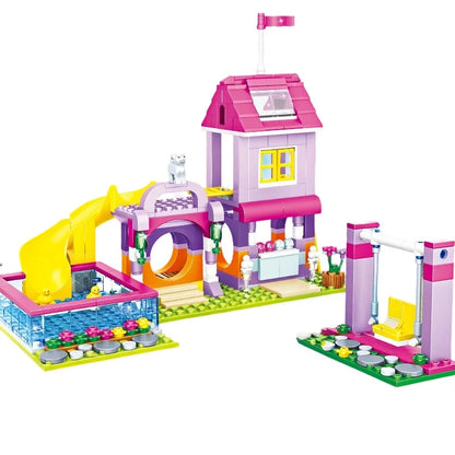 Frozen Princess Ice Castle Building Blocks Set – Girls Toy Gift