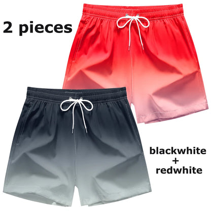 Men's Swim Trunks – Quick Dry Board Shorts with Mesh Lining