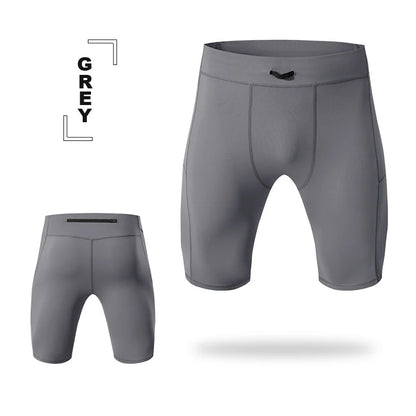 Men's Compression Shorts – Quick-Dry Bodybuilding Tights