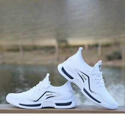 Men's Breathable Mesh Running Sneakers – Lightweight Soft Sole