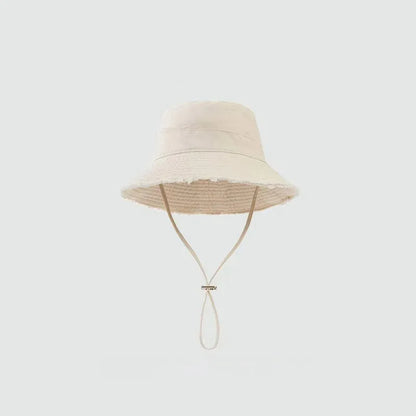 Women's Wide Brim Bucket Hat – Summer Beach Panama Sun Hat