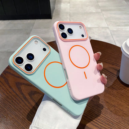 Ultrathin Simple Magnetic Phone Case Iphone 11 12 13 14 15 16 17 18 Pro Max Air Wireless Charging