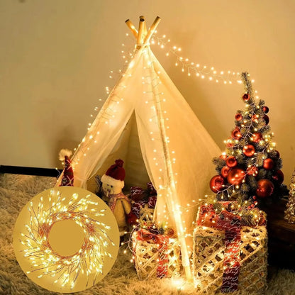 3 6 9m Usb Power Led Firecracker String Lights Remote Control Garland Fairy Wedding Party Garden