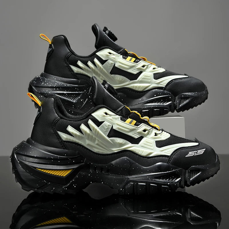 Men's Lace-Free Rotating Buckle Sneakers