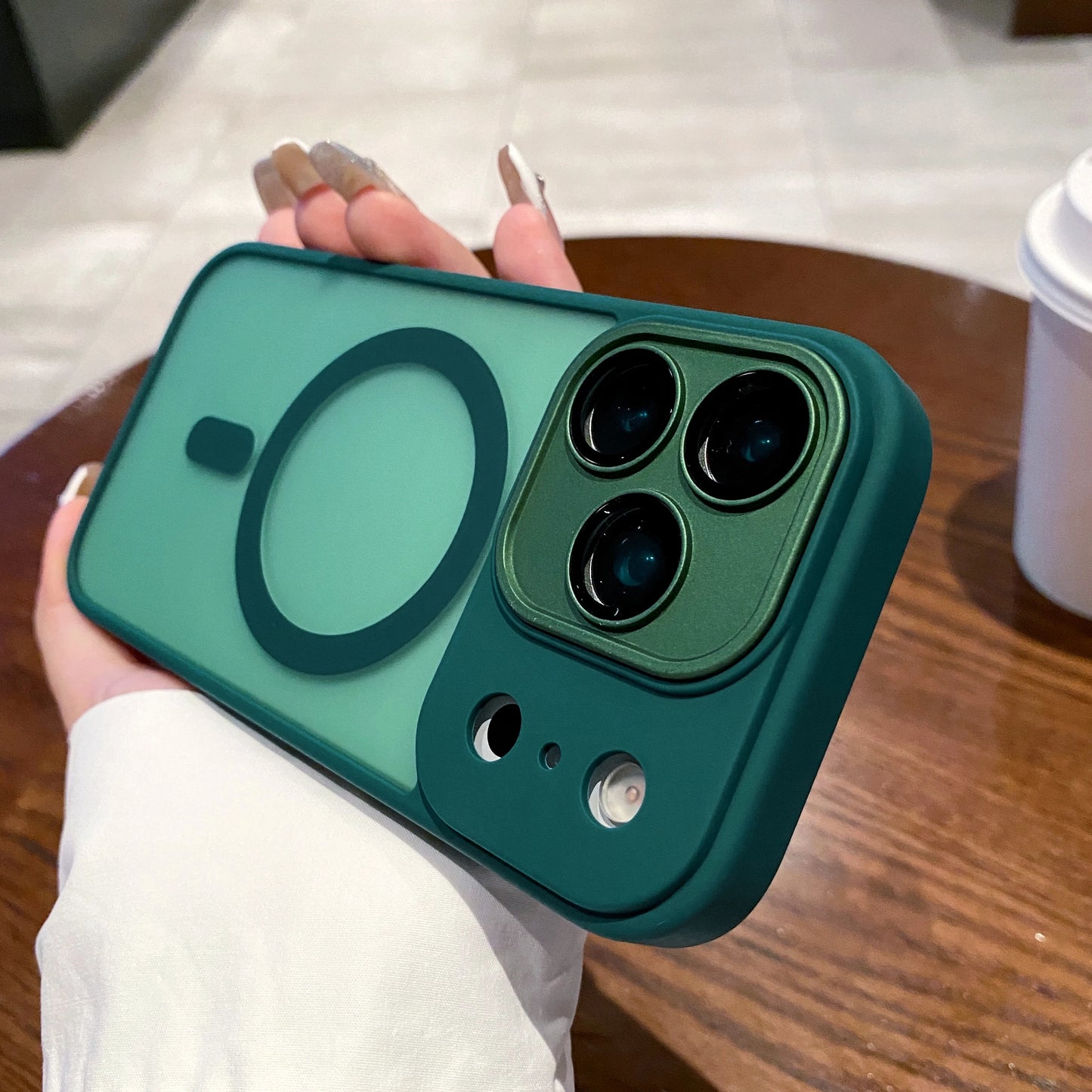 Luxury Matte Magnetic Wireless Charge Case Iphone 17 Pro Max Air Lens Glass Film Clear Hard Bumper