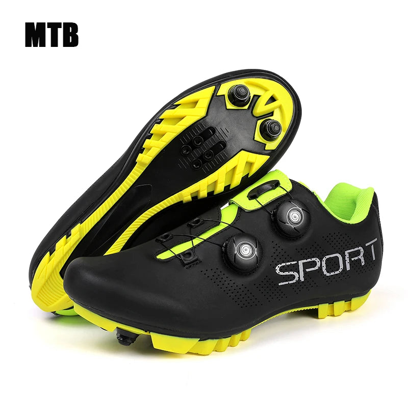 SPD Cycling Shoes - Breathable MTB & Road Bike Sneakers for Men and Women