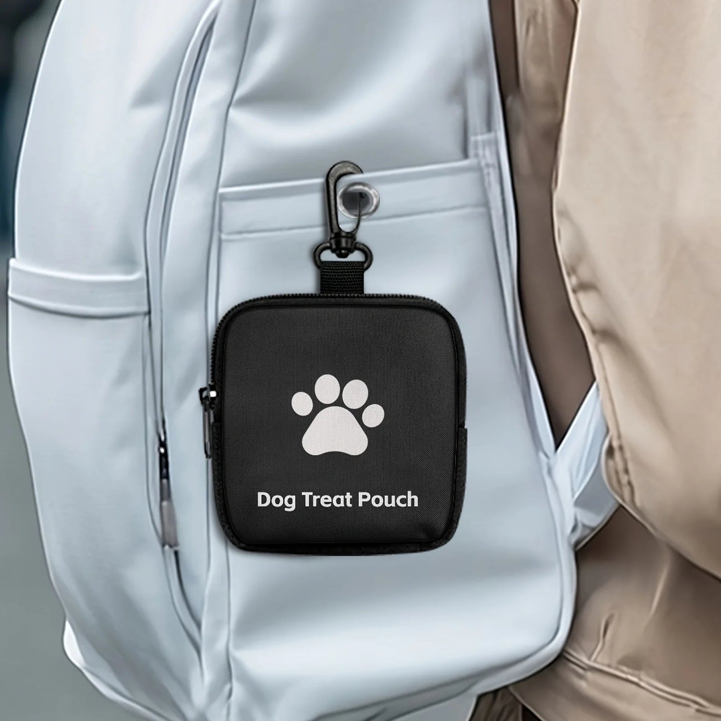 Dog Treat Pouch – Portable Zippered Training Snack Bag