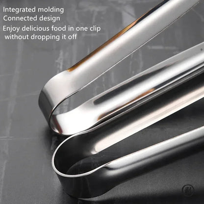 Super Grip Non-Slip Kitchen Tongs - Wide-Tip Stainless Steel Design Effortless Cooking