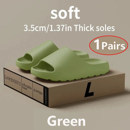 EVA Cloud Slippers – Thick Sole Non-Slip Slides for Men & Women