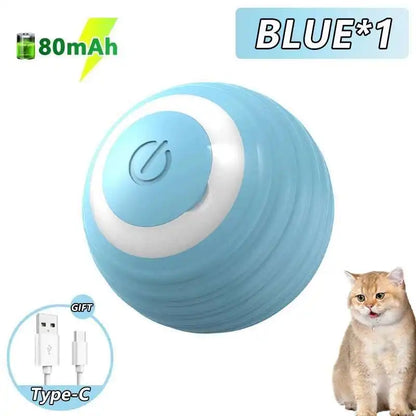 Smart Interactive Dog & Cat Toy Ball with RGB Lights