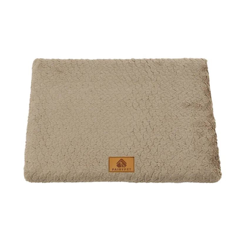 Orthopedic Dog Crate Mat – Washable Faux Fur Pet Bed Pad