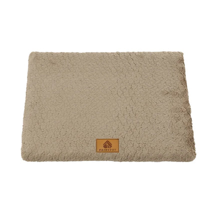 Orthopedic Dog Crate Mat – Washable Faux Fur Pet Bed Pad