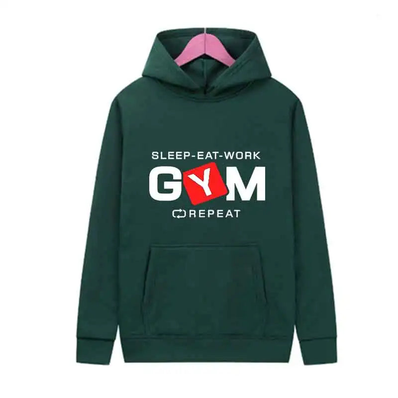Creative Letter Print Hoodie Y2K Streetwear Fleece Pullover
