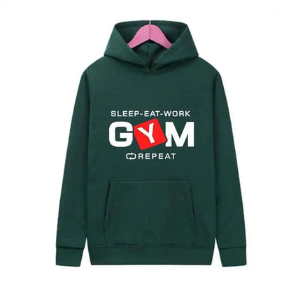 Creative Letter Print Hoodie Y2K Streetwear Fleece Pullover