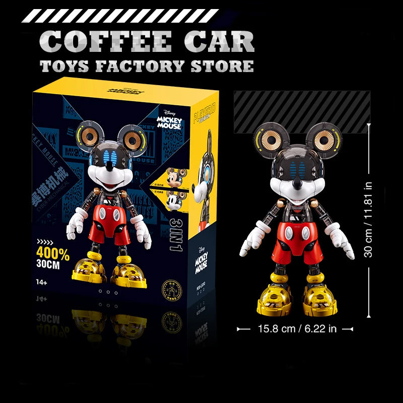 Mickey Mouse 3D Building Blocks Model Kit – 30cm Mech Action Figure