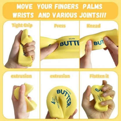 Butter Squeeze Stress Ball – Slow Rebound Squishy Toy