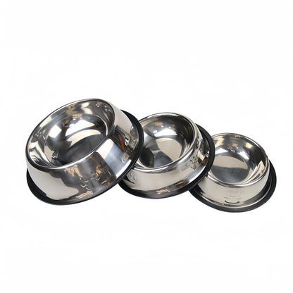 Stainless Steel Pet Bowl for Dogs & Cats – 6 Sizes