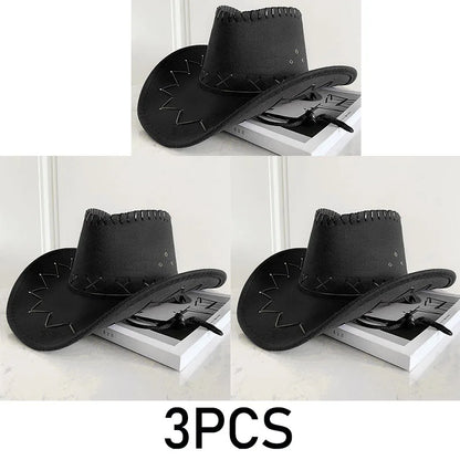 Western Cowboy Hat – Unisex Cowgirl Hat for Women & Men