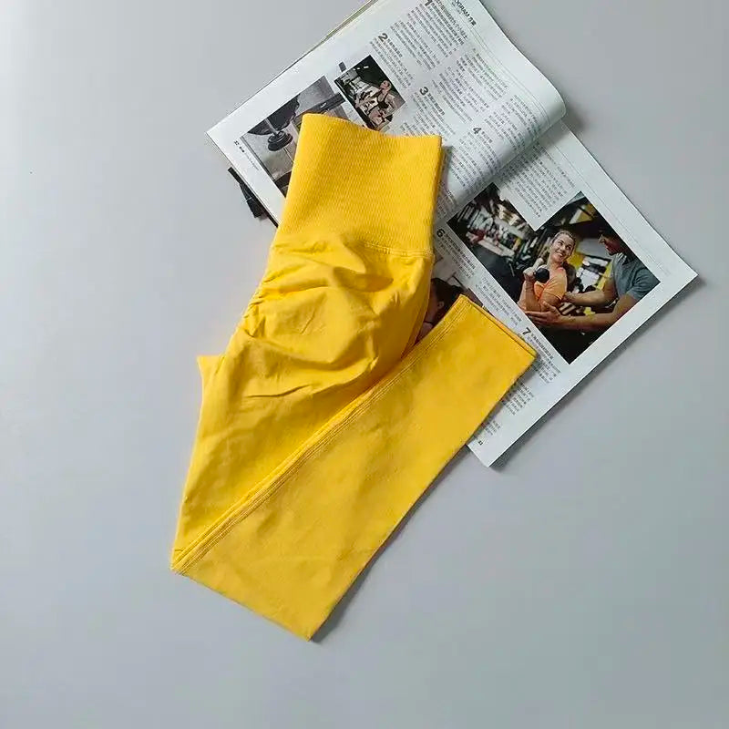 Seamless High-Waist Scrunch Butt Yoga Leggings
