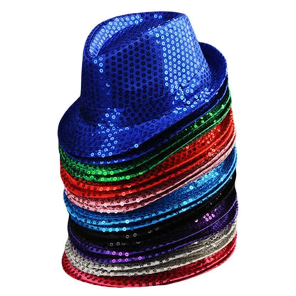 Sequin Jazz Fedora Hat – Party, Dance & Cosplay