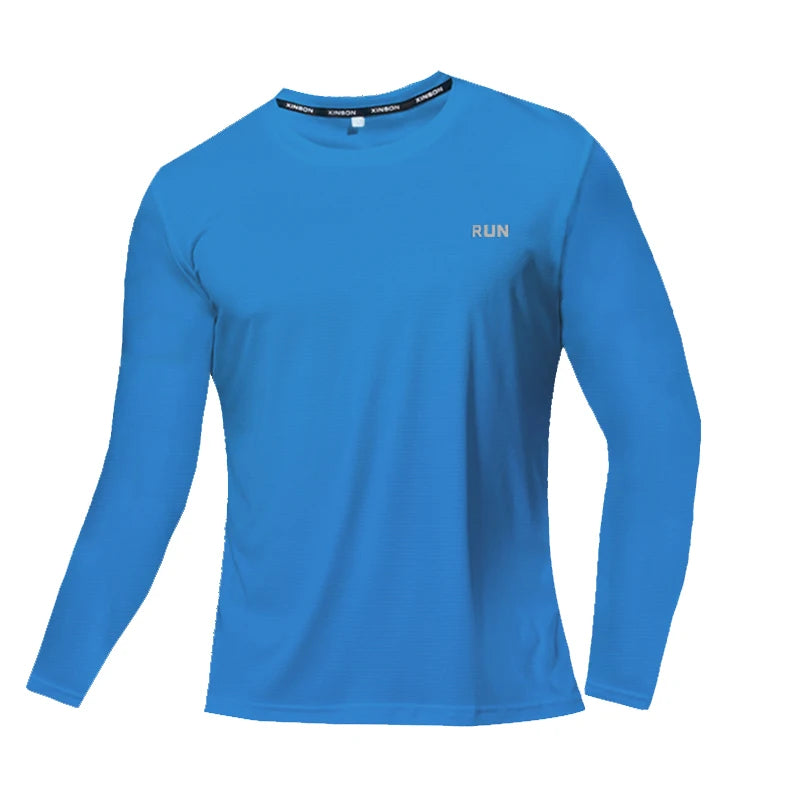 Men's Quick Dry Long Sleeve Gym Shirt – Running & Fitness Top