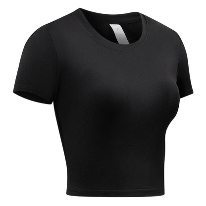 Women's Compression Athletic T-Shirt – Short Sleeve Quick Dry Workout Top