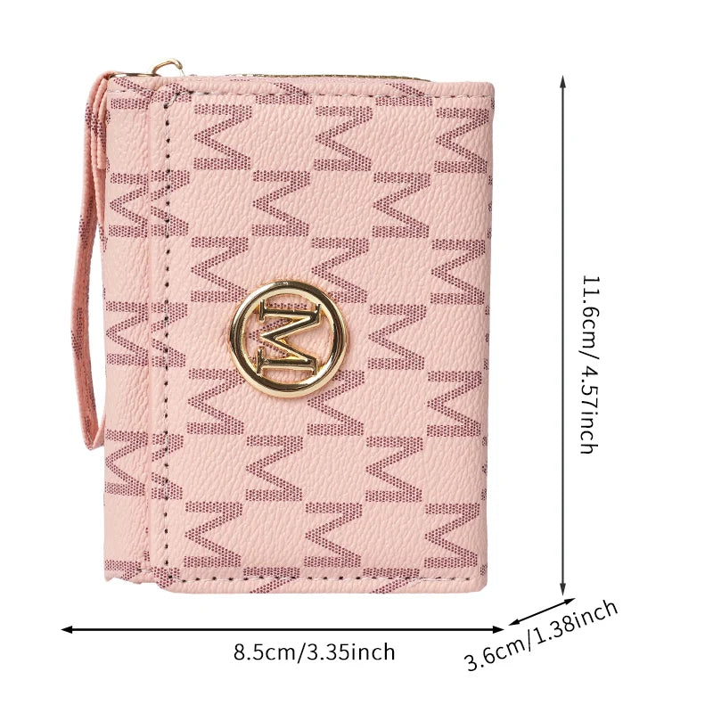 Women's Short PU Leather Wallet – Luxury Coin Purse