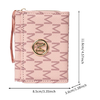 Women's Short PU Leather Wallet – Luxury Coin Purse