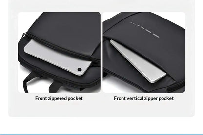 Waterproof Laptop Backpack 15.6 Inch – Slim & Lightweight Men's Bag