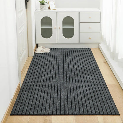 Ribbed Door Mat – Durable Washable Non-Slip Floor Mat for Entryway