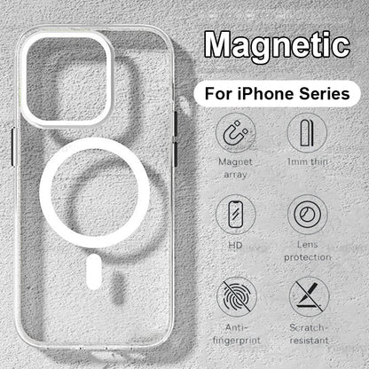 Magnetic Original Magsafing Case Iphone 13 15 12 11 14 16 Pro Max Mini X Xs Xr Plus Se Silicone