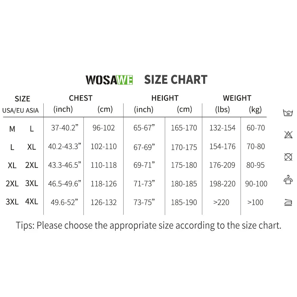 Men's Cycling Windbreaker Jacket – Water-Resistant MTB Long Sleeve Coat