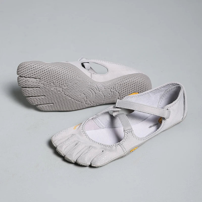 Five Toe Barefoot Shoes Women Minimalist Flats with Ankle Strap