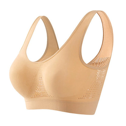 Seamless Sports Bra – High Support, Shockproof, Breathable Mesh