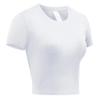 Women's Compression Athletic T-Shirt – Short Sleeve Quick Dry Workout Top