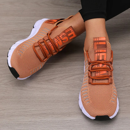 Women's Mesh Sneakers – Lightweight Breathable Athletic Walking Shoes