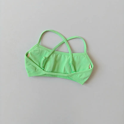 Seamless Racerback Sports Bra – Breathable Yoga & Gym Top for Women