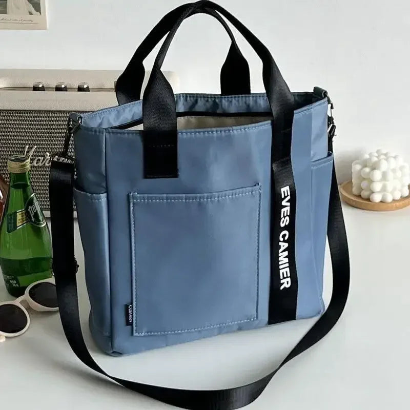 Casual Tote Bag Large Capacity Waterproof Nylon Shoulder Bag