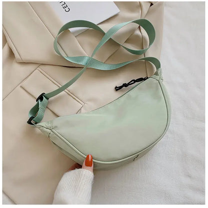 Crossbody Shoulder Bag – Casual Lightweight Crescent Messenger Bag