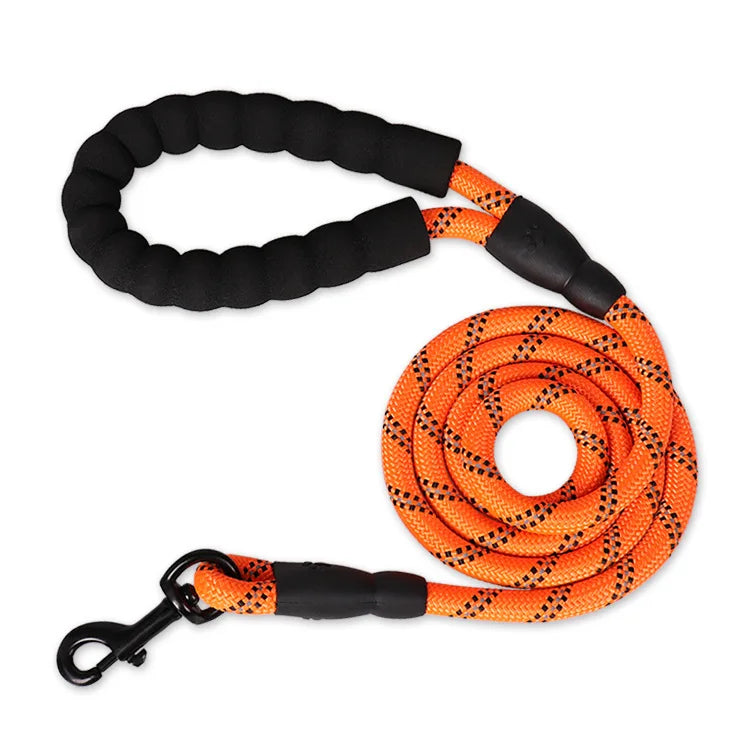 Strong Dog Leash with Soft Handle – Multiple Sizes & Colors